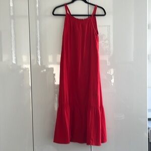 H&M Red Maxi Dress XS (oversized)